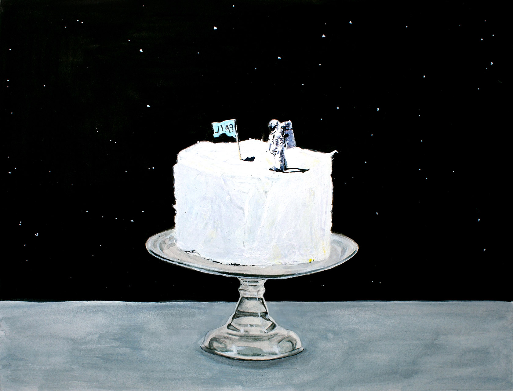 tram nguyen moon cake illustration